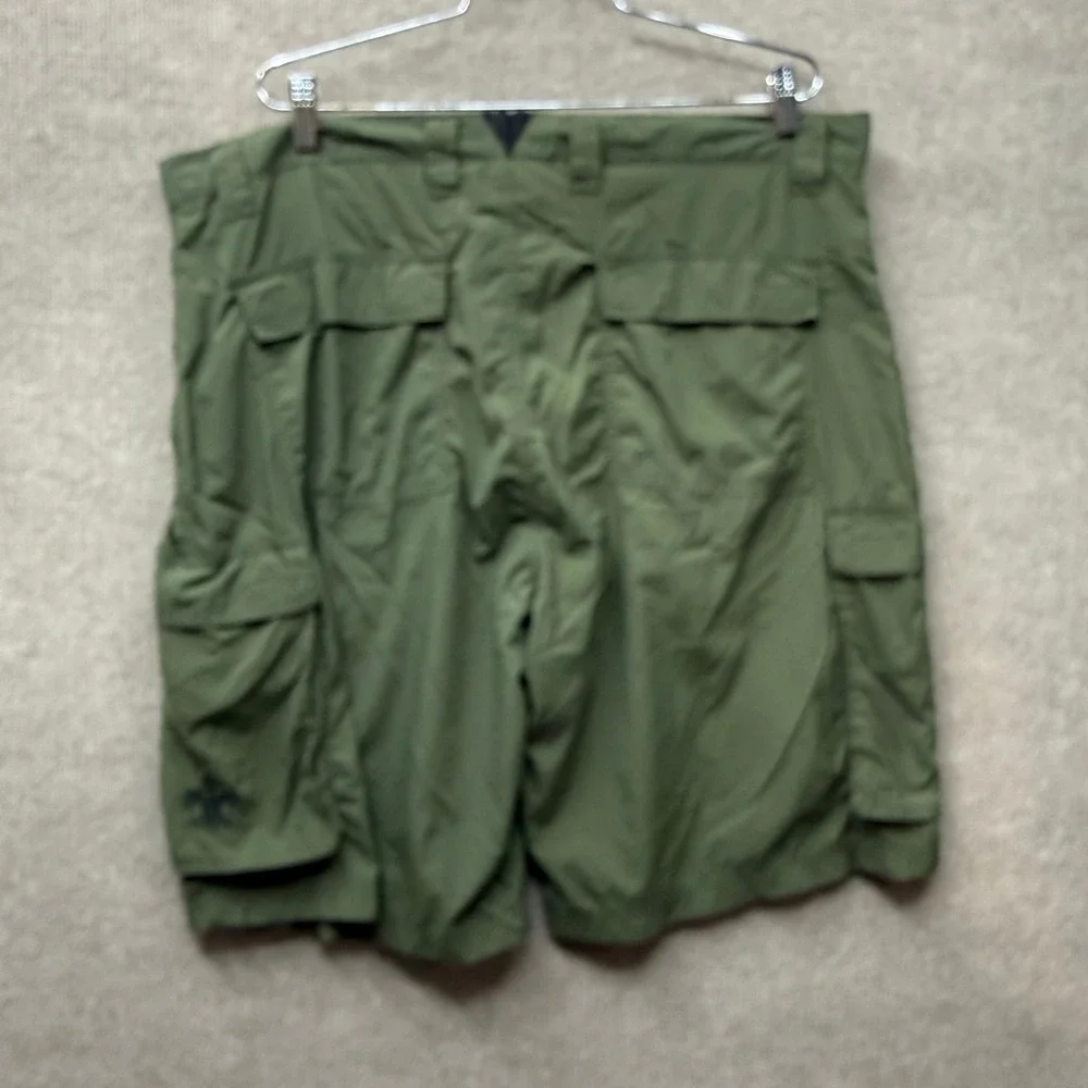 Boy Scouts of America Centennial Uniform Shorts Mens Large Green Nylon Cargo BSA